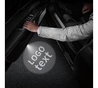 2pcs Car Door Light Projector, Custom Logo Text Image, Fit All Car Models, USB Rechargeable, Easy Installation, Sensor Switch Wiring-Free Welcome Door Lamp