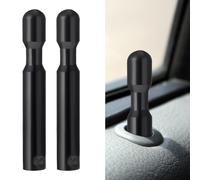 2Pcs Car Door Lock Knobs, Auto Interior Door Lock Bolt Pin Covers for F-150, Black Door Control Post Pull Pins Replacement Parts, Vehicle Inner Accessories for Most Cars (5421850-A)
