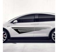 2Pcs Car Door Side Decals Kit, for Tesla, for Model Y Car Waterproof Vinyl Film Auto Decoration Sticker Car Accessories Exterior