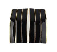 2Pcs Car Door Side Fender Vent Black Gilded Decoration Cover Trim Compatible For Land Rover Range Rover L405 2013-2021 Exterior Accessories