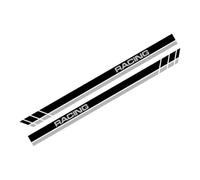2PCS Car Door Side Skirt Sticker Decor Auto Exterior Accessories, for Hyundai i10 N Line 2007 2008 2009 2013 2014 2019 2023 2024