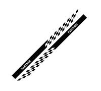 2PCS Car Door Side Stickers, for Peugeot Partner Camper Cargo Van Parts Tuning Auto Accessories LIne Graphics Vinyl Decals