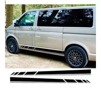 2PCS Car Door Side Stickers, for VW Transporter T3 T4 T5 T6 Camper Van Long Line Graphics Vinyl Decals Accessories