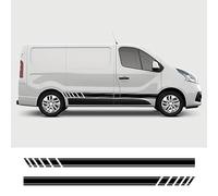 2PCS Car Door Stickers, For Renault Trafic 3 2, For Fiat Talento, For Nissan NV300, For Vauxhall Vivaro Camper Van Vinyl Film Decals Accessories