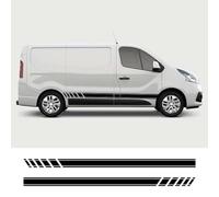 2PCS Car Door Stickers, For Renault Trafic 3 2, For Fiat Talento, For Nissan NV300 Vauxhall Vivaro Camper Van Vinyl Film Decals Accessories