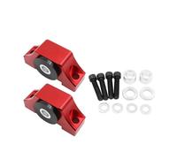 2PCS Car Engine Bracket Fixed Small Horn Engine Foot Suitable for Civic EKEG 1992 1993 1994 1995 1996 1997 - 2000 Motor Bracket(Rosso)