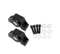 2PCS Car Engine Bracket Fixed Small Horn Engine Foot Suitable for Civic EKEG 1992 1993 1994 1995 1996 1997 - 2000 Motor Bracket(Black)