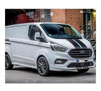 2Pcs Car Engine Cover Stickers, for Ford Transit Tourneo Custom Camper Van Auto Hood Bonnet Decor Vinyl Decals Sport Stripes