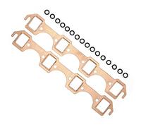 2PCS Car Exhaust Manifold Gasket Set Replacement for Small Block SBF 289 302 351W, Auto Parts Gasket Kit