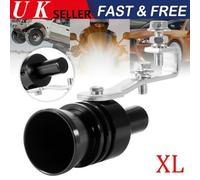 2pcs Car Exhaust Pipe Turbo Sound Simulator, XL Oversized Whistle for Deep Roaring Engine Tone, Universal Dual Exhaust Mod Kit for Cars & Trucks