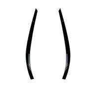 2pcs Car Eyelid Eyebrows Headlights Cover For Tiguan MK1 2011 2012 2013 2014 2015 2016,Protection Headlight Lamp Brow Eyelids Trim Cover Headlight Sticker,A-Black