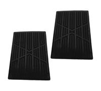 2pcs Car Foot Pedal Pads Rubber Anti-Wear Universal Mat Patches Heel Protector Brake