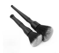 2PCS Car For Cleaning Brushes for Wheels, Emblems, Engine Compartments, Grille, and Interior Climate Control Vents