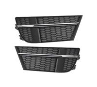 2pcs Car Front Bumper Fog Light Lamp Grille Cover Compatible For A3 S3 2017 2018 2019 2020 Honeycomb Mesh Style Car Accessorie(Deep Green)