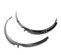 2Pcs Car Front Wheel Eyebrow For C&hevrolet For Corvette C7 2014-2019 All Model Glossy Black Carbon Fiber Look Fender Accessories Car Wheel Arches(Style A)