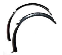2Pcs Car Front Wheel Eyebrow For C&hevrolet For Corvette C7 2014-2019 All Model Glossy Black Carbon Fiber Look Fender Accessories Car Wheel Arches(Glossy Black)