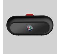 2PCS Car Glasses Holders, for Alfa Romeo Giulietta 159 147 156 Giulia Stelvio Sunglass Holder, Car Sun Visor Sunglasses Vehicle Glasses Clips for Holding Eyeglasses Cards Tickets,Black