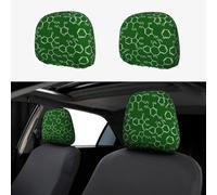 2pcs Car Head Rest Covers Chemistry Science Breathable Universal Car Interior Accessories Stretch Elastic Seat Protector 26 X 28 Cm/10.2 X 11 Inches