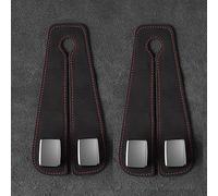 2PCS Car Headrest Metal Hooks for Audi TT RS TTRS 8J Coupé/Roadster FV/8S 8J 8N TT-RS 2011-2024, Strong Load Bearing Invisible Multifunctional Leather Chair Back Hook,Black