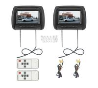 2Pcs Car Headrest Monitor Universal 7 Inch TFT LED Screen