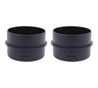 2pcs Car Heater Duct Joiner Pipe Air Parking Heater Hose Connector 42mm 60mm 75mm 90mm for Webasto or Eberspacher (75mm)