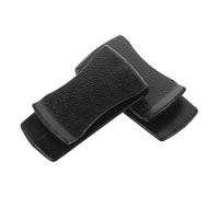 2pcs Car Hooks Two Pack Black Pu Clip Holders for Cards and Tickets