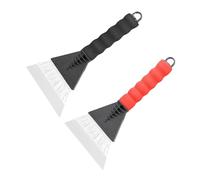 2PCS Car Ice Scraper & Heavy Duty Ice Scraper for Freezer - Strong Fridge Freezer Defrosting Tool, Energy Class A Stubborn Ice Frost Remover for Car & Fridges