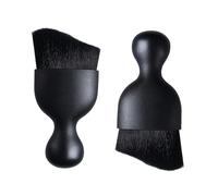 2Pcs Car Interior Cleaning Brush, Car Detailing Brush with Ultra Soft Bristles, Cars Interior Dusting Brushes Crevice Brush for Dashboard, Screen, Air Vent, Seats and Gaps - Black