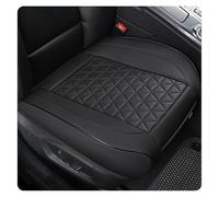 2pcs Car leather seat cushions, for Fiat Panda Ⅲ city Cross/Cross/4x4/ Hatchback 2012-2025 Breathable, with storage bag, easy to install Suitable for all seasons,A Black