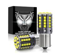 2pcs Car LED Lights BA15S P21W 1156 BAU15S PY21W 1157 BAY15D 44 * 3030SMD | Front Tail Turn Signal Lamps 7440 7443 W21/5W 12V(WHITE,1156 ba15s P21W)