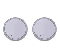 2PCS Car LED Luminous Cup Holder Coasters, For Mustang/Mustang Mach-E/Puma/S-Max Cup Holders Insert Coaster Non-slip Anti-Spilt Auto Interior Accessories