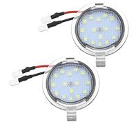 2Pcs Car LED Rearview Mirror Light Replacement Compatible with Mondeo MK5/ Ranger/Edge/Explorer/Fusion Mirror Puddle Light