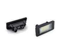 2pcs Car License Plate Light for B MW 1 3 5 X Series Error Free 3W 24 Led White Rear License Tag Lights Rear Number Plate Lamp Direct Replacement X5 X6 M3 E39 E60 E70 E71 E82 E90 E92