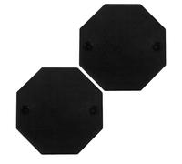 2pcs Car Lifting Pad Black Rubber for Lift Arms and Platforms