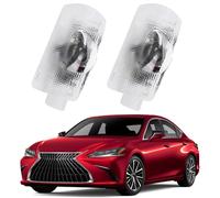 2Pcs Car Logo Door LED Light 3D Shadow Light Compatible with RX/GX/GS/is/LS/LX/LM/RC/UX/ES Car Accessories 2006-2025