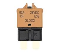 2pcs Car Motorcycle Truck Boat Marine Auto Accessories 5A 7.5A 10A 20A 25A DC 28V Manual Reset ATC Circuit Breaker Blade Fuse Parts Protected circuits (Color : Auburn)