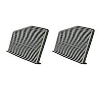 2PCS Car Pollen Cabin Air Filter For Seat Alhambra For Altea For Leon For Toledo 2007 2008 2009 2010 2011 2012 1K0819644B 1K1819653A Auto Filter Parts
