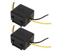 2Pcs Car Power Filter 12V Interference Proof Noises Reduction Stereo Power Supply Filter For Equalizers Amplifiers Audio Power Filter