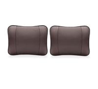 2PCS Car PU Leather headrest Neck Pillow, for Ford Mustang Edge Explorer Bronco Expedition Seat Head Cushion Adjustable Strap Head Neck Comfort Support Cushion,B