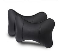 2PCS Car PU Leather headrest Neck Pillow, for Range Rover Sport Velar Evoque Discovery Defender Seat Head Cushion Adjustable Strap Head Neck Comfort Support Cushion,A