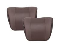 2PCS Car PU Leather headrest Neck Pillow, for Roewe I5/RX5/RX3/RX5 MAX/I6/350/360/550/950/RX8 iMAX8 Ei5 KLAVI Seat Head Cushion Adjustable Strap Head Neck Comfort Support Cushion,C