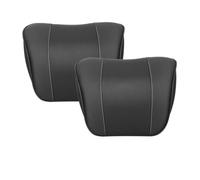 2PCS Car PU Leather headrest Neck Pillow, for Roewe I5/RX5/RX3/RX5 MAX/I6/350/360/550/950/RX8 iMAX8 Ei5 KLAVI Seat Head Cushion Adjustable Strap Head Neck Comfort Support Cushion,A