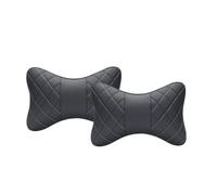 2PCS Car PU Leather headrest Neck Pillow, for Roewe I5/RX5/RX3/RX5 MAX/I6/350/360/550/950/RX8 iMAX8 Ei5 KLAVI Seat Head Cushion Adjustable Strap Head Neck Comfort Support Cushion,A