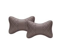 2PCS Car PU Leather headrest Neck Pillow, for Roewe I5/RX5/RX3/RX5 MAX/I6/350/360/550/950/RX8 iMAX8 Ei5 KLAVI Seat Head Cushion Adjustable Strap Head Neck Comfort Support Cushion,B