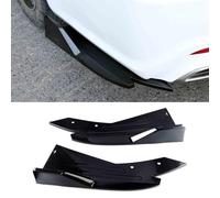 2PCS Car Rear Bumper Guard Diffuser Splitter, Compatible with Hyundai Veracruz Nexo HDC-2 Grandmaster, Anti Scratch Vehicle Bumper Lip Body Kit,Black