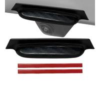 2pcs Car Rear Camera Rain Cover, Waterproof Anti-Rain Shield, Car Rear Camera Rain Eyebrow, Easy Installation Protector Guard for Rainy Weather Daily Driving, Highway Parking Safety