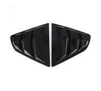 2pcs Car Rear Side Window Louver Cover Compatible For Toyota Camry SE XSE L LE XLE 2018-2020 Side Air Vent Shutter Cover Trim(Glossy Black)