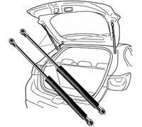 2PCS Car Rear Tailgate Boot Gas Struts for Acura TL 2002-2003 Sedan SG326016, Lift Support System Car Boot Gas Struts Support Rod Trunk Lift Damper