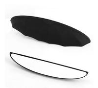 2pcs Car Rear View Camera Protection, Rainproof Silicone Rear View Backup Camera Cover Universal Protector Sticker for All Cars Easy Install Hard to Fall Off (Black)