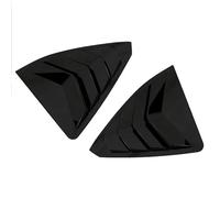 2PCS Car Rear Window Louver Compatible For Lexus ES 350 300h 2019-2020 ABS Carbon Fiber Side Window Louver Shutter Cover(Gloss Black)